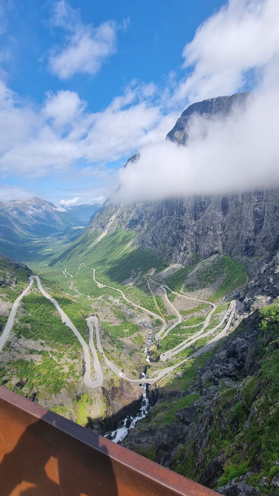 The eleven hairpin bends of Trollstigen